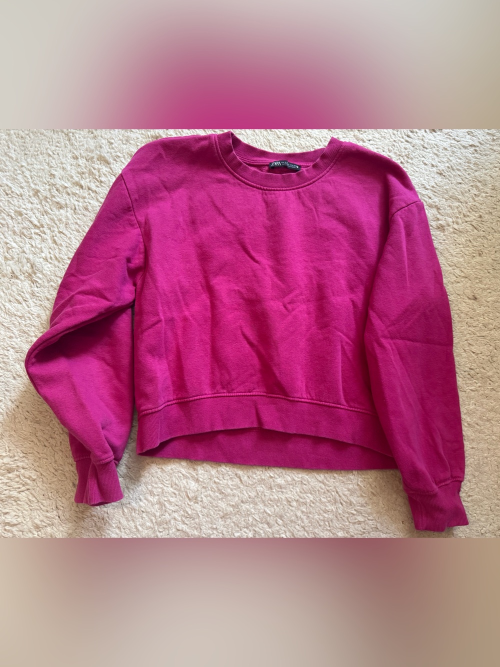 Zara crop pullover